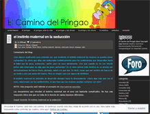 Tablet Screenshot of elcaminodelpringao.com